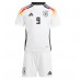 Camiseta Alemania Niclas Fullkrug #9 Primera Equipación para niños Eurocopa 2024 manga corta (+ pantalones cortos)